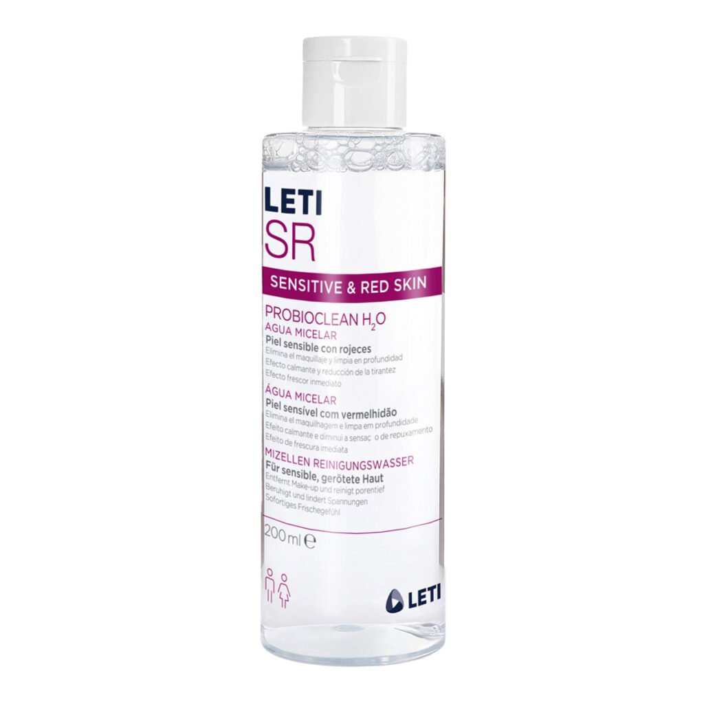 LETIsr agua micelar: limpieza suave para piel sensible