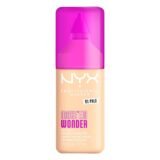 NYX Wonder Foundation: cobertura buildable sin acabado plastoso