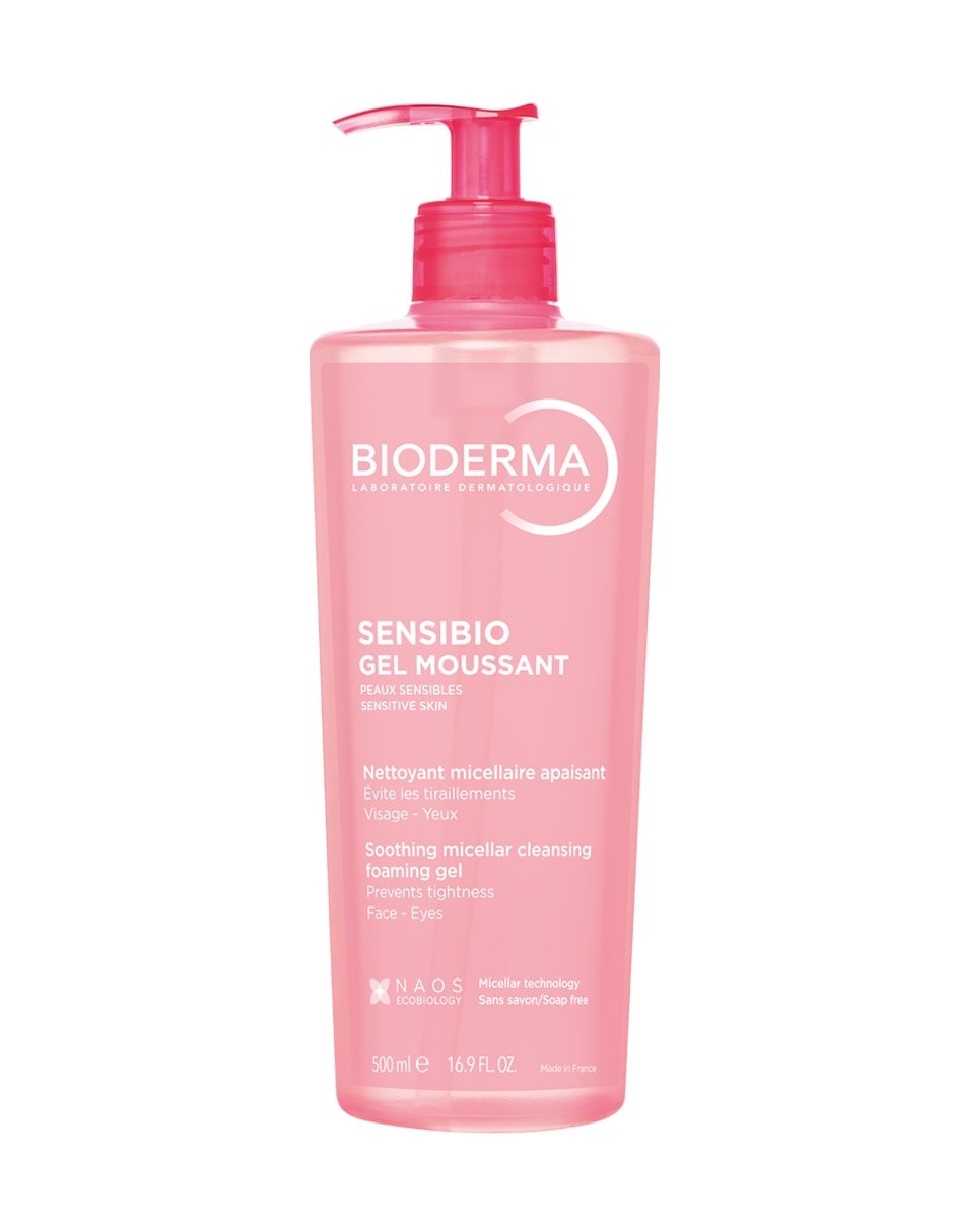Bioderma Sensibio Gel Moussant, sin jabón: limpieza suave para piel reactiva