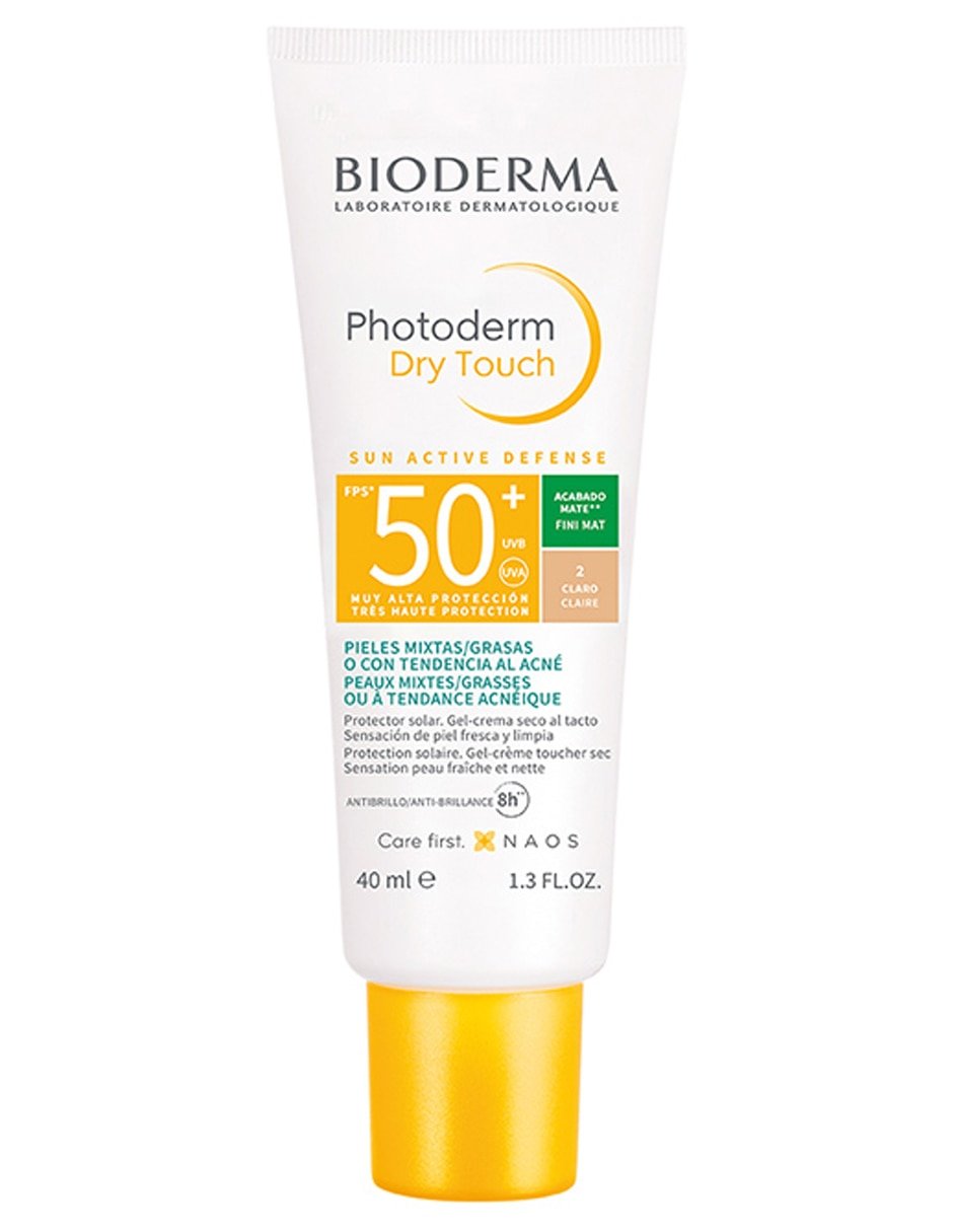 Bioderma Photoderm Dry Touch FPS 50: acabado mate para piel grasa