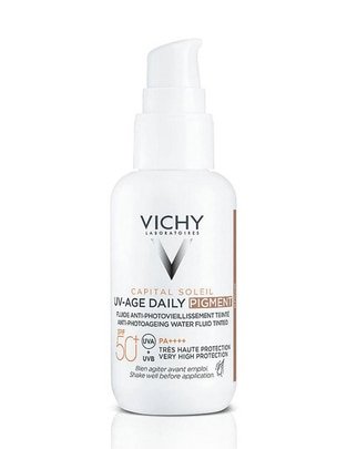 Vichy Capital Soleil UV-Age Daily FPS 50: fluido con niacinamida
