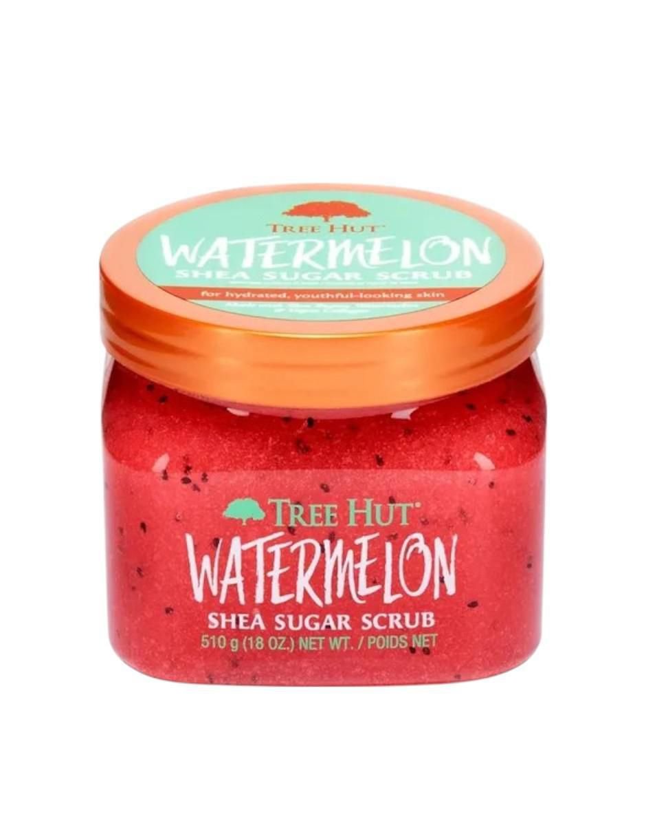 Tree Hut Watermelon: scrub corporal de azúcar para suavizar en la ducha