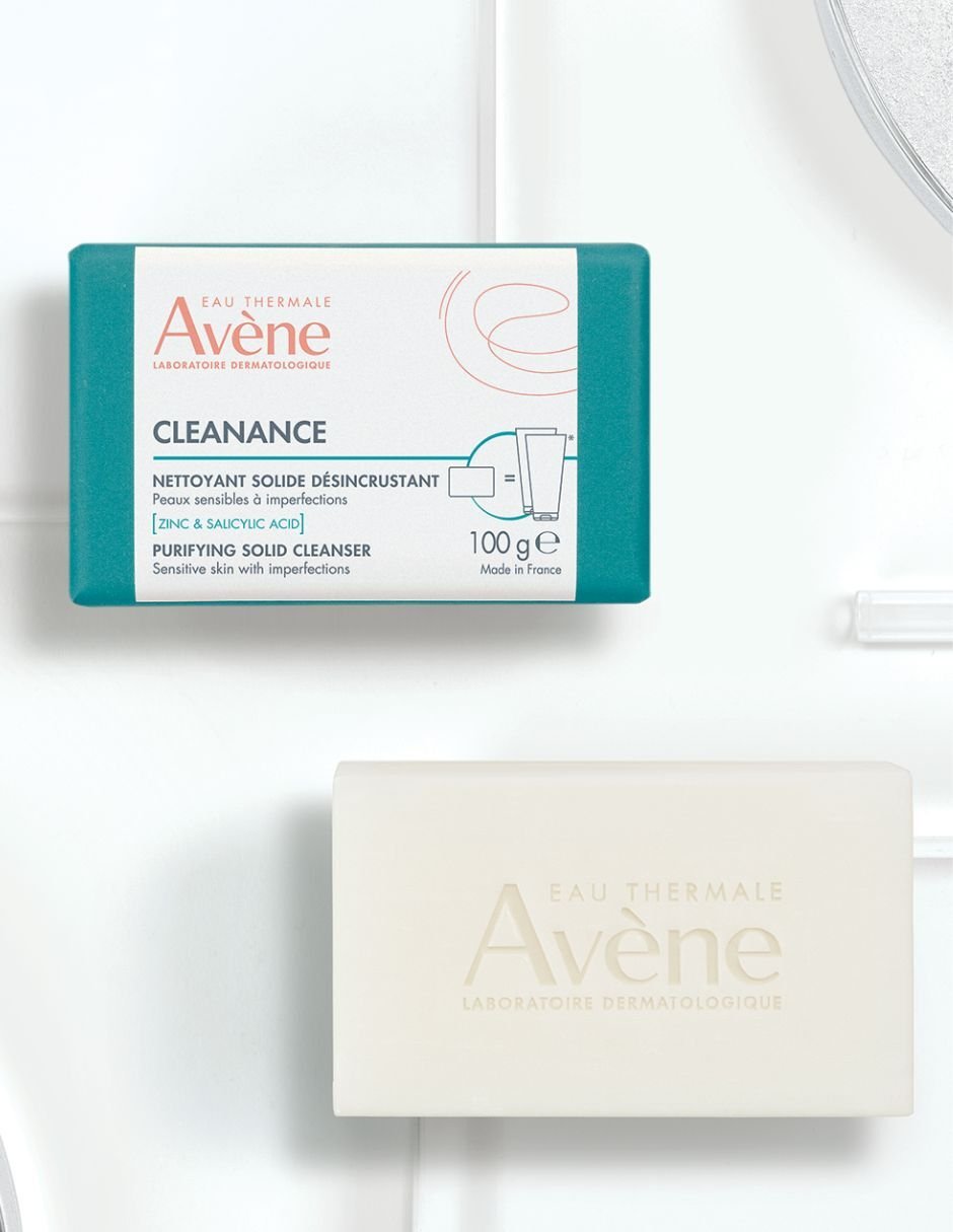 Avène Cleanance Barra: el limpiador sin jabón que no reseca la piel grasa