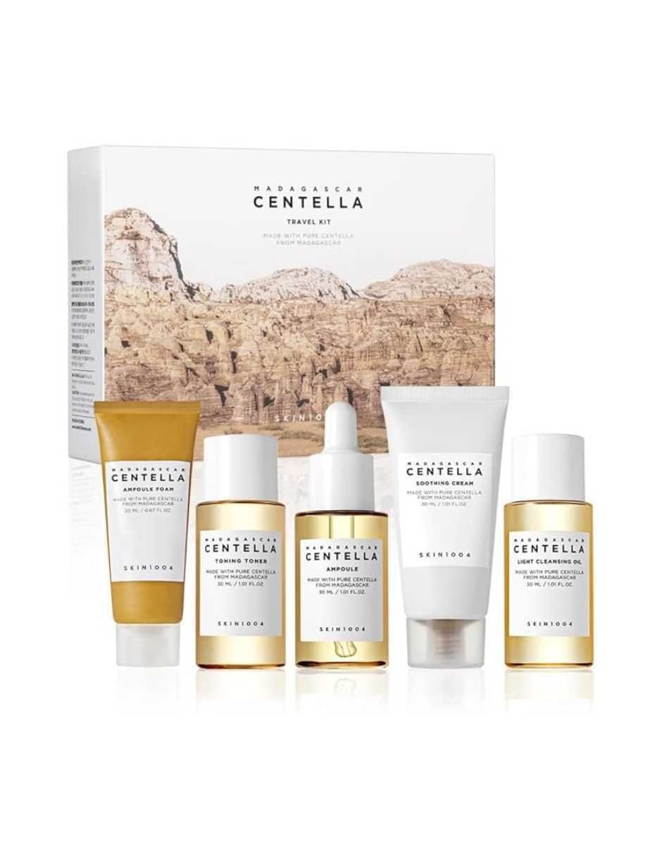 SKIN1004 Madagascar Centella Travel Kit: rutina calmante en tamaño viaje