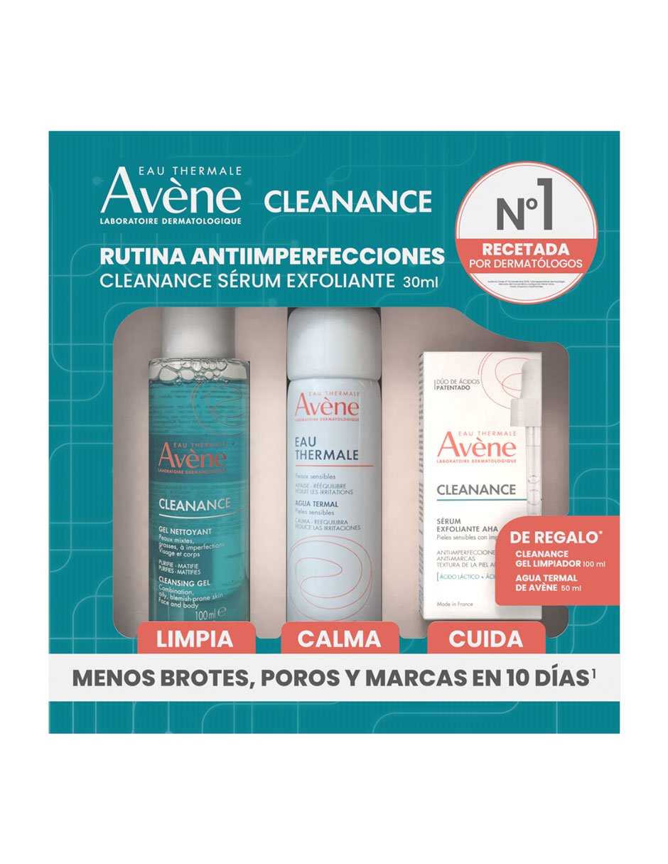 Avène Cleanance, kit antiacné: Comedoclastin y niacinamida para piel grasa