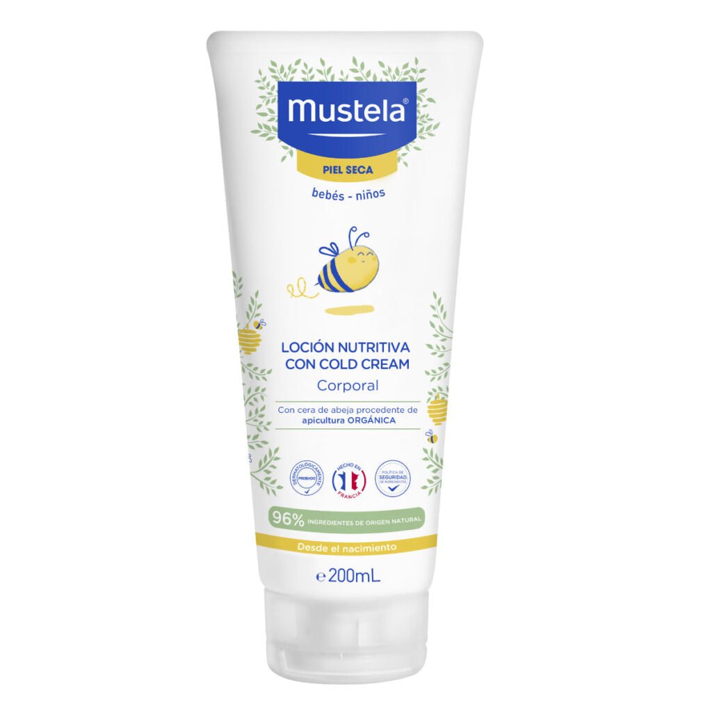 Mustela Cold Cream Loción Corporal: nutrición para piel seca sensible