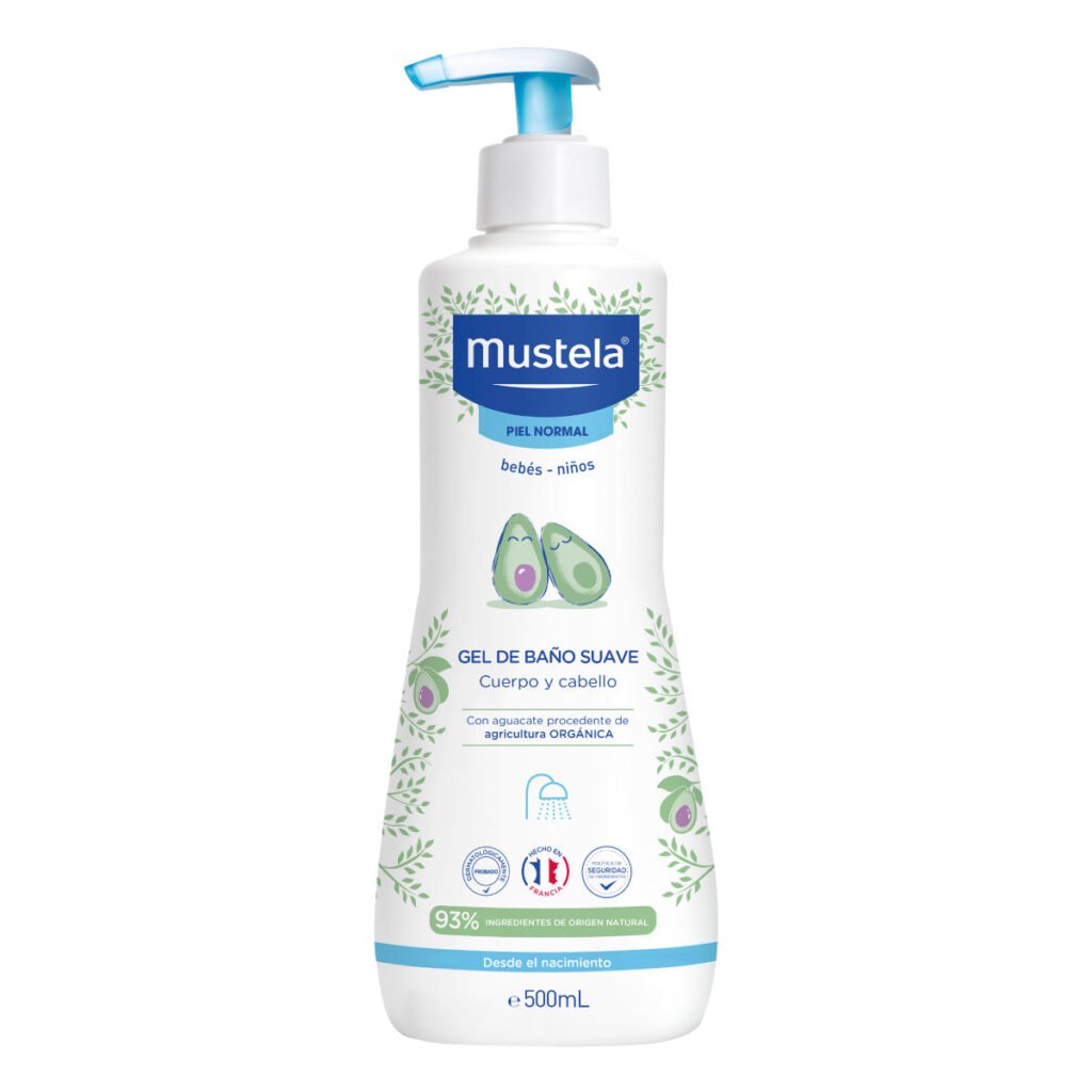 Mustela Gel de Baño Suave: limpieza sin sulfatos para piel delicada