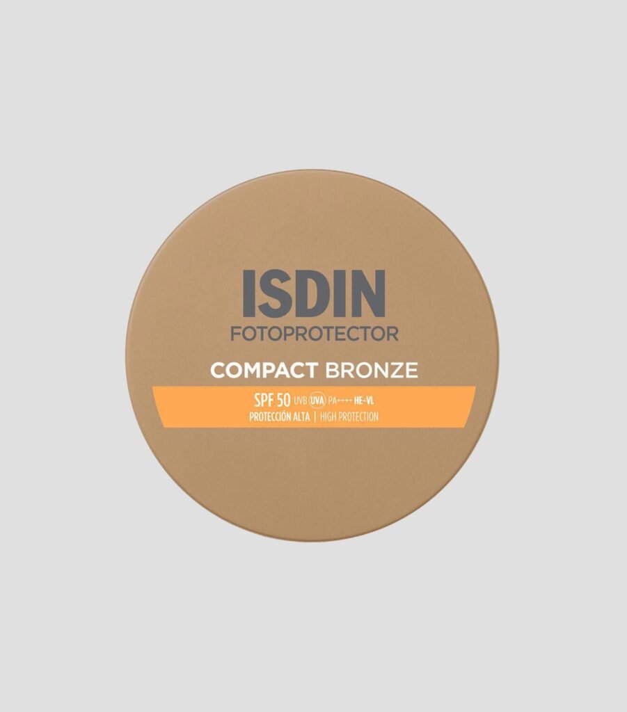 ISDIN Fotoprotector Compact Bronze SPF 50: color y SPF en uno
