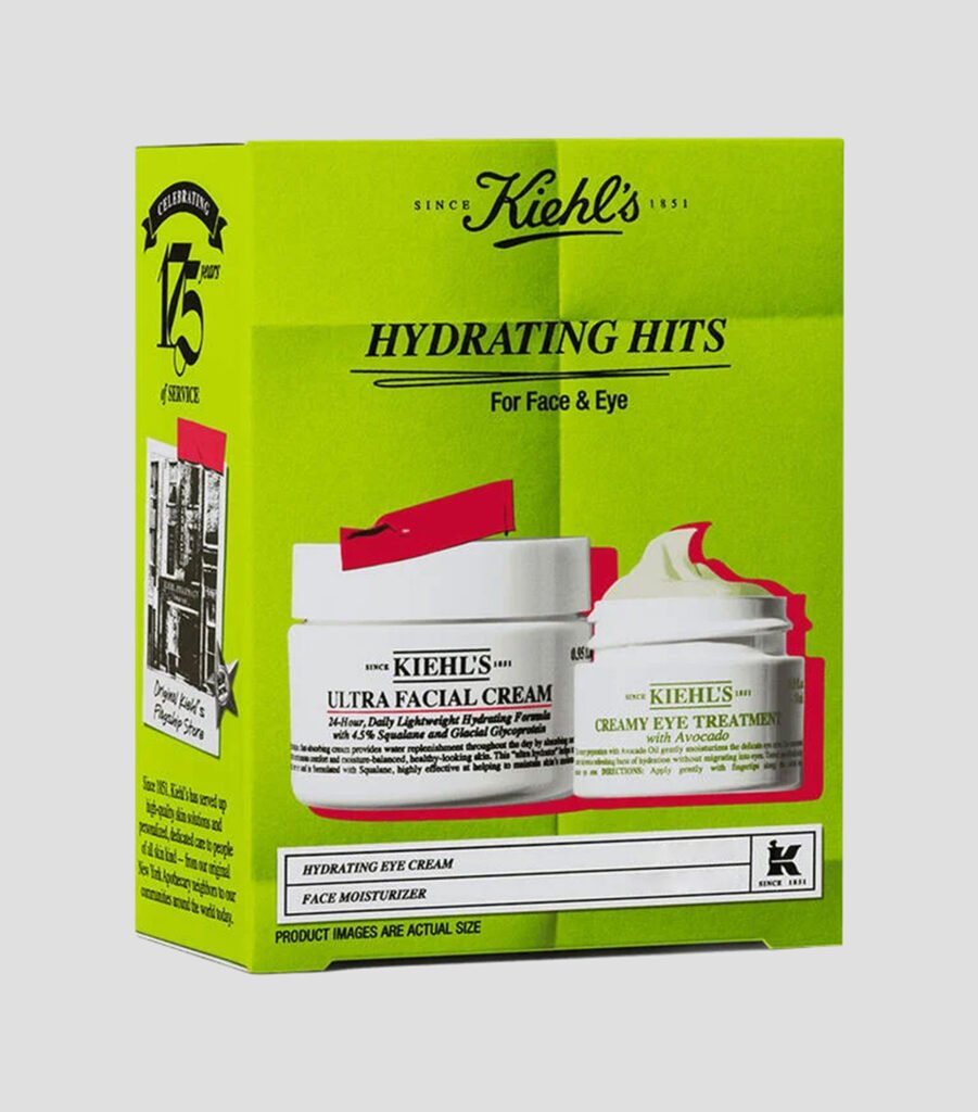 Kiehl’s Set Face + Eye: hidratación con Squalane al frente
