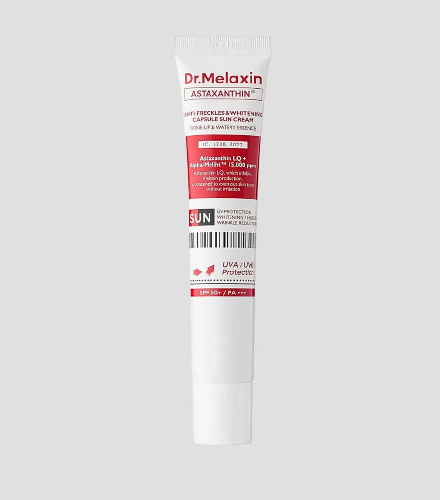 DR. MELAXIN Sunscreen Astaxanthin: por qué el filtro con antioxidante importa