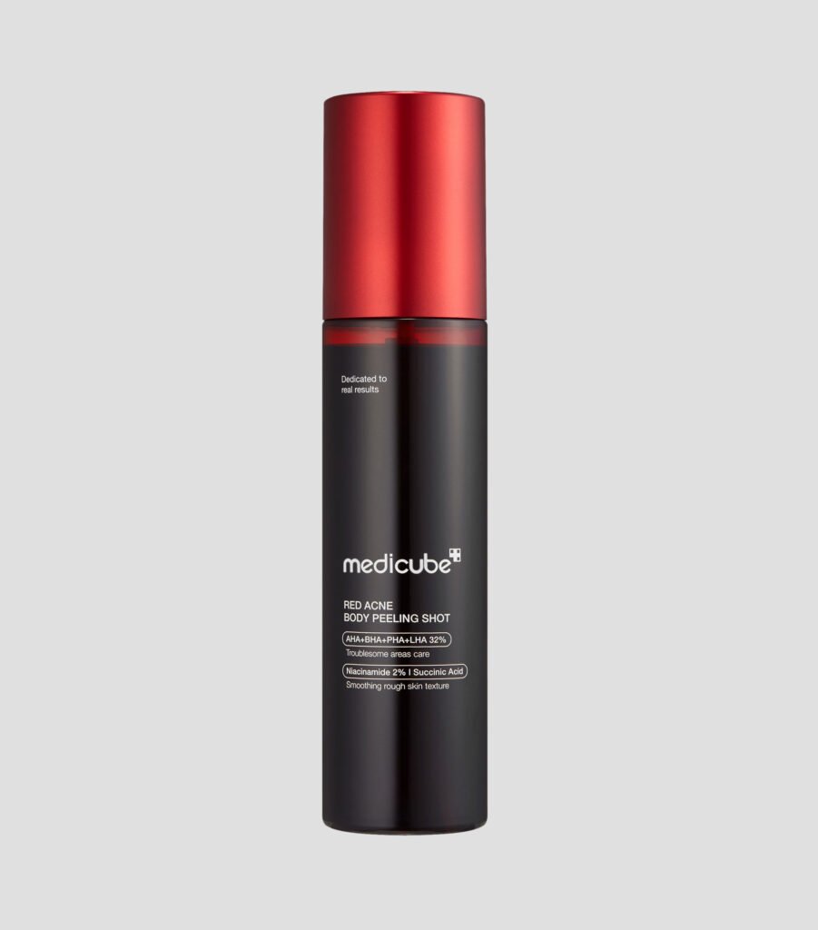 MEDICUBE Red Body Peeling Shot: por qué el AHA/BHA importa