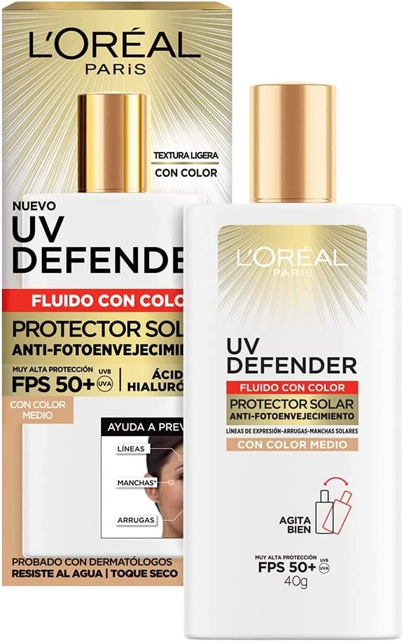L’Oréal UV Fluid Tinted FPS 50: SPF alto y cobertura media en un paso