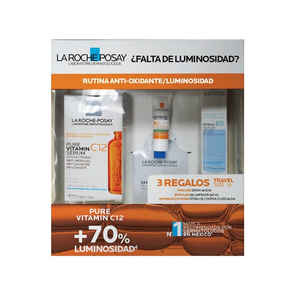 La Roche-Posay Kit Vitamin C12 + Hyalu B5: qué aporta cada paso