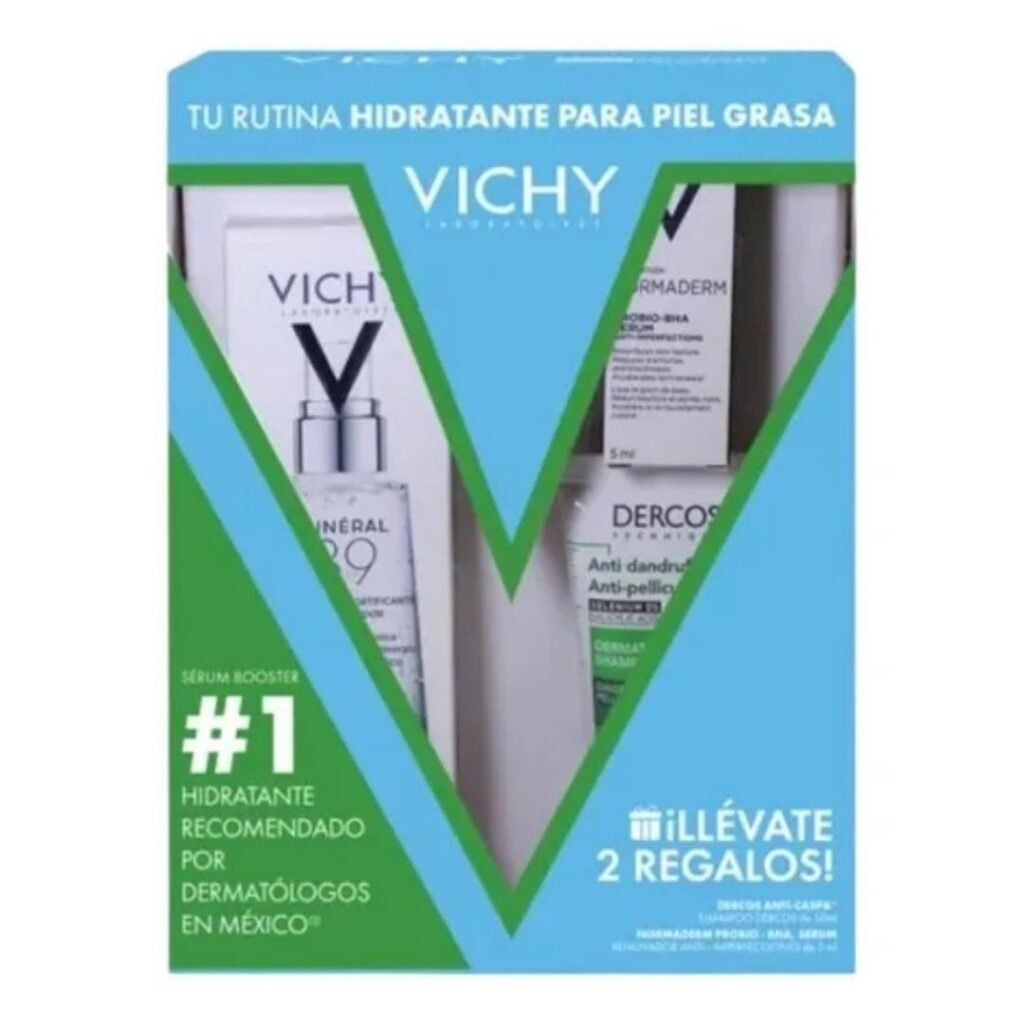 Vichy Kit Mineral 89 + Normaderm + Dercos: qué aporta cada uno