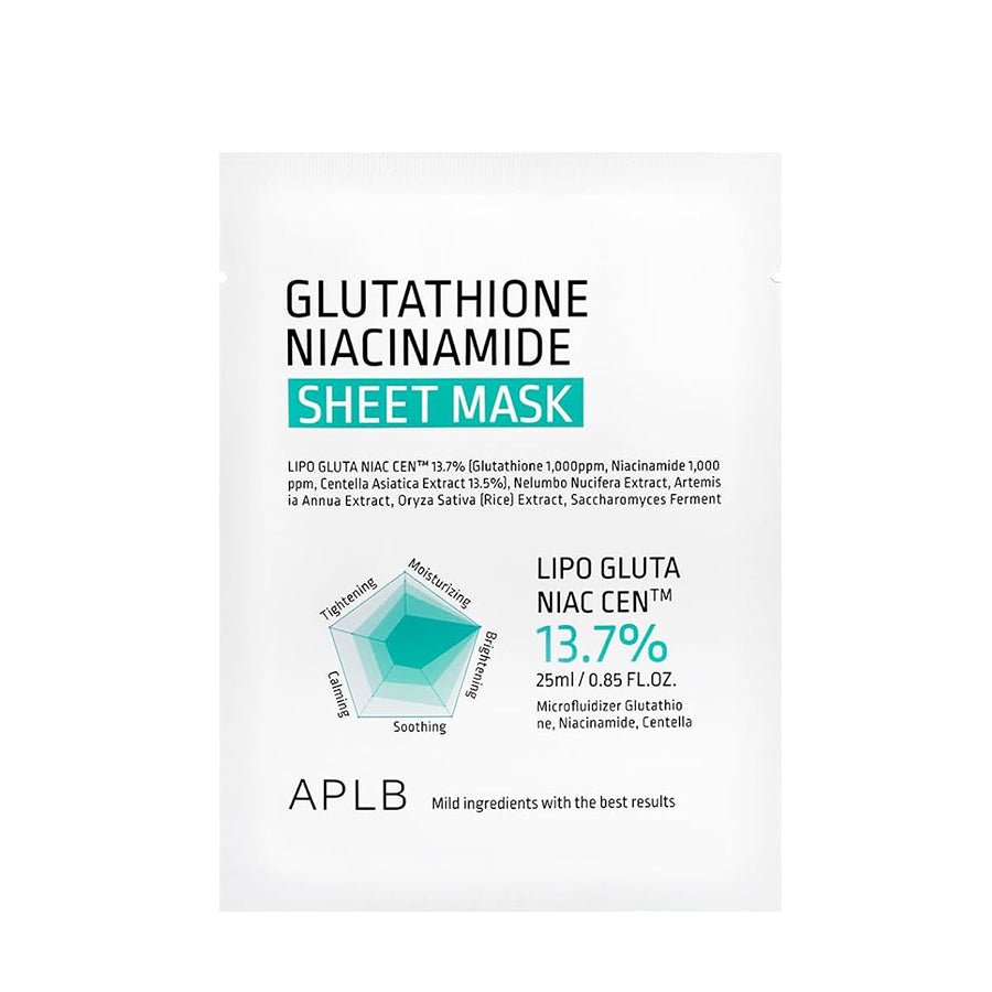APLB Glutathione Niacinamide Mask: por qué el glutatión importa