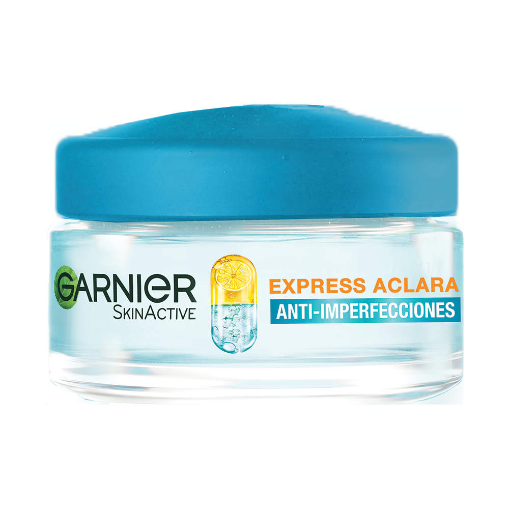 Garnier Express Aclara Matificante: vitamina C y acabado mate anti-manchas