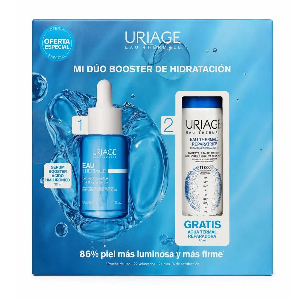 Uriage Kit Sérum Booster Ácido Hialurónico: hidratación en capas