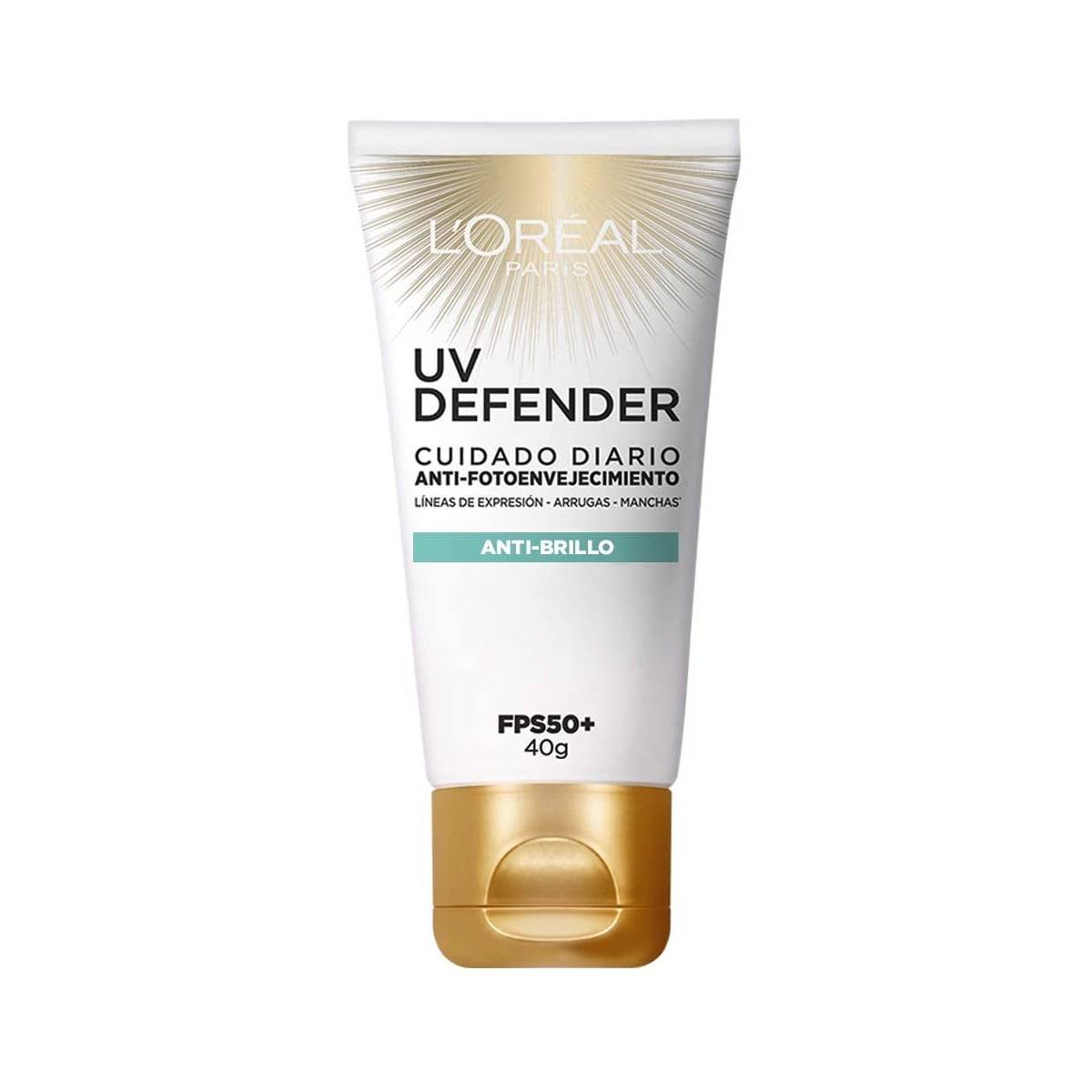 L’Oréal UV Defender Anti-Brillo FPS 50+: el solar mate para piel grasa